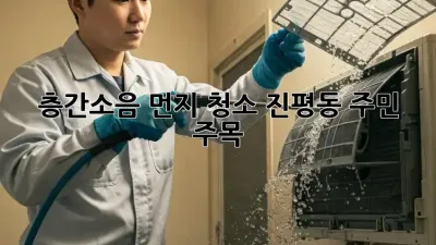 🏡 층간소음 먼지 청소, 진평동 주민 주목! ✨